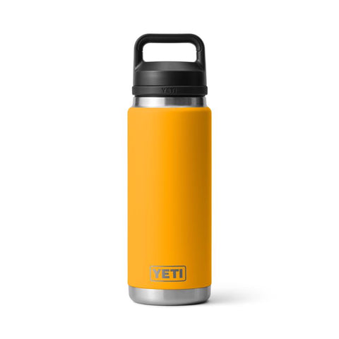 Beekeeper yellow YETI Rambler 26 oz bottle with chug cap