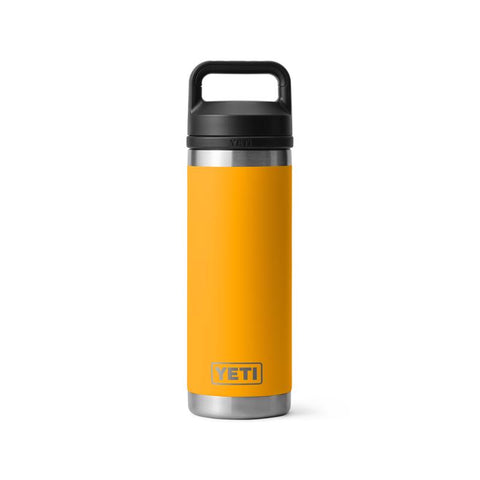 Beekeeper yellow Yeti Rambler 18 oz bottle with chug cap