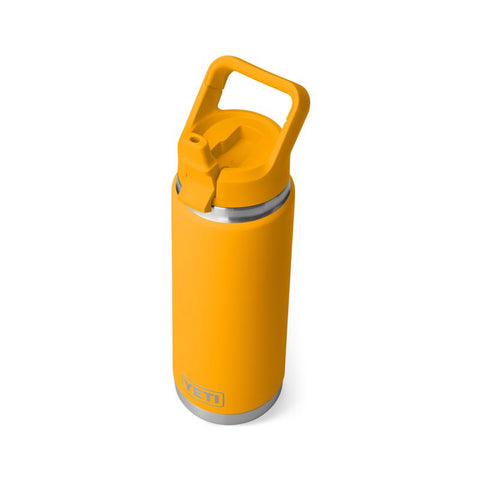 Yeti Rambler 26 oz Water Bottle with Straw Cap in Beekeeper yellow