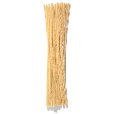 Beige pipe cleaners