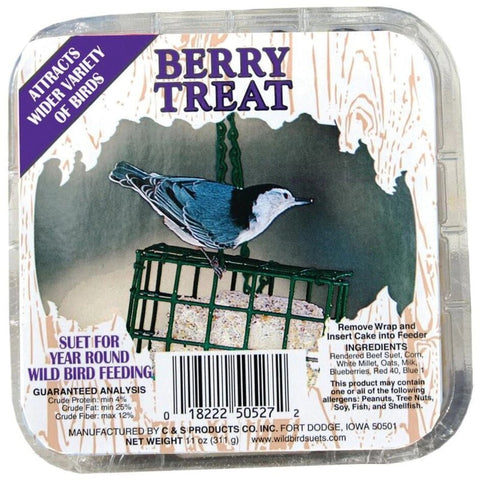 Berry suet cake