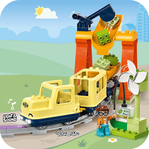 LEGO Duplo Town Big Interactive Community Train Set 10428 light and sound feature
