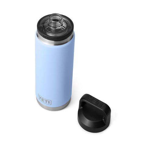 Big Sky Blue YETI Rambler 26 oz bottle with chug cap