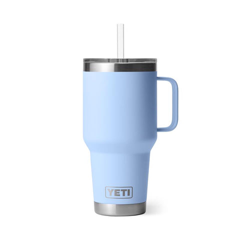 Big Sky Blue Rambler 35 oz Travel Mug with Handle