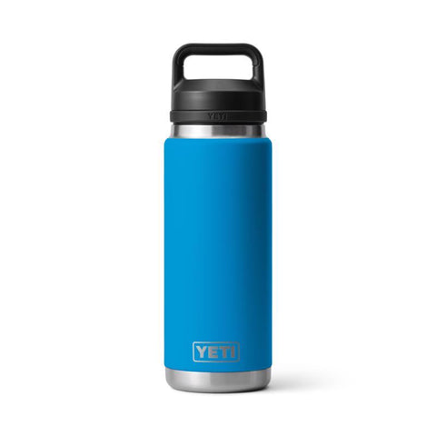 Big Wave Blue YETI Rambler 26 oz bottle with chug cap