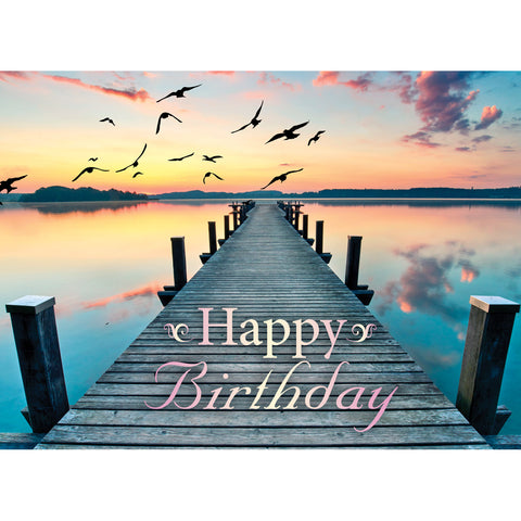 Coastal theme birthday card