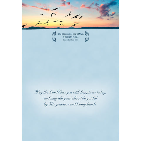 Coastal theme birthday card