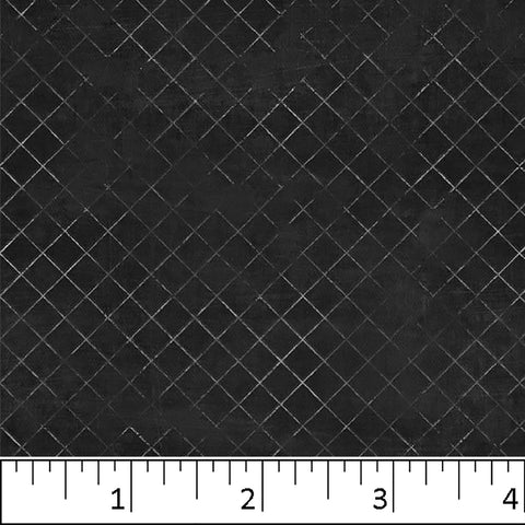 Extra Wide Trellis Cotton Fabric black