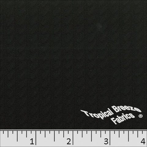 black, Cable Rib Knit Fabric 323546