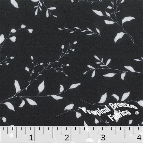 black, Crepe Knit Fabric 572518