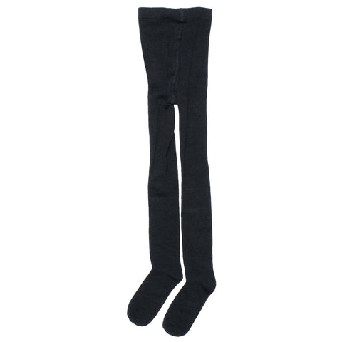 Girls Flat Knit Tights A1210 black