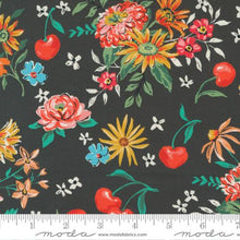 Julia Collection Cherry Cordial Cotton Fabric 11920 black