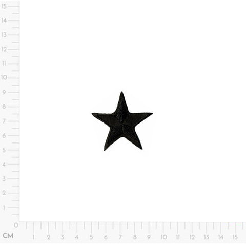 black, Star Applique M07829
