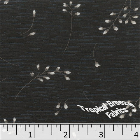 black, Rebecca Knit Print Fabric 573523