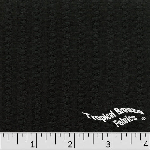 black, Seersucker Dress Fabric 325510