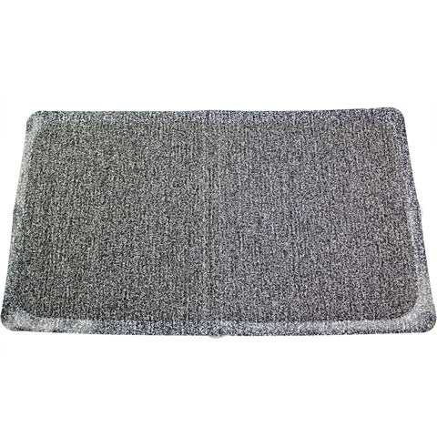 Black and white loofah mat