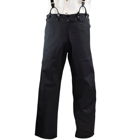 Men's black broadfall work pants