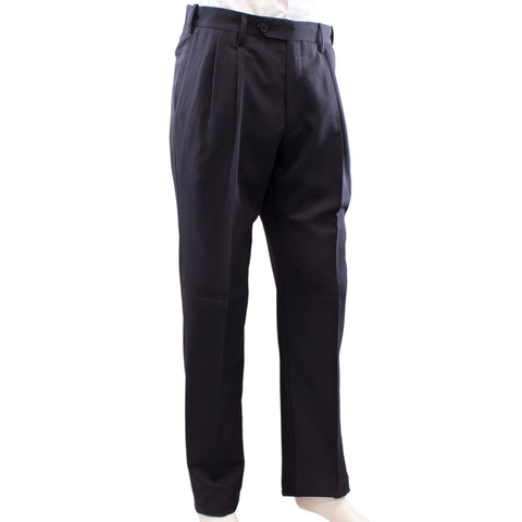 Mens black dress pants.