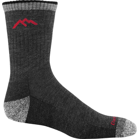 Darn Tough men's micro crew hiker sock in black