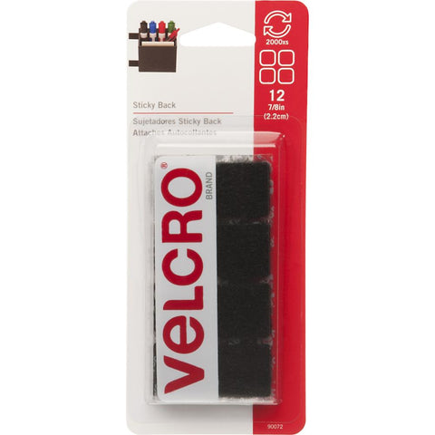Black Velcro squares
