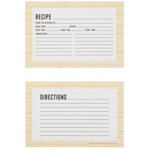 RECIPE CARDS BLOOM