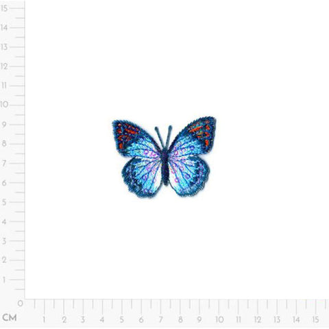 blue, Sequin Butterfly Applique M15338