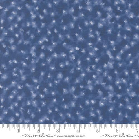 blue, Winter Chill Collection Starry Night Cotton Fabric 48107