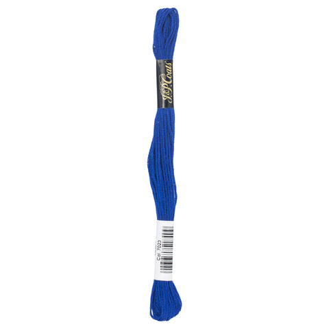 Blue embroidery thread