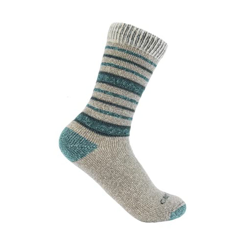 Blue Women's Heavyweight Wool Blend Boot Socks SB4680