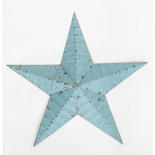 Blue metal star
