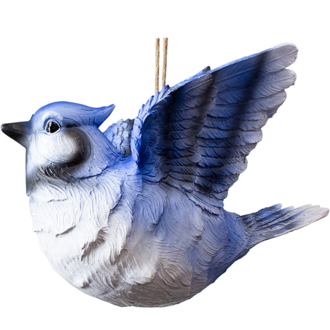 Blue Jay birdhouse