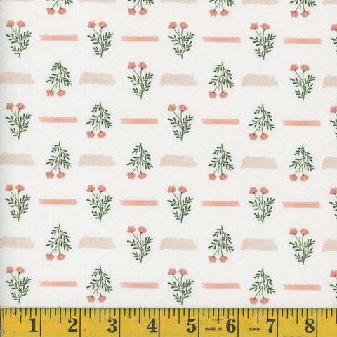 blush, Emerson Dressy Twill Fabric 1370