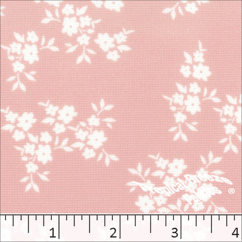 blush, Tamara Knit Floral Print Dress Fabric 578514