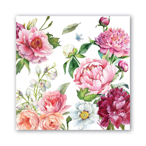 Blush Peony Cocktail Napkin
