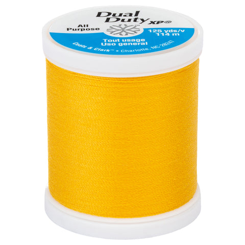 Bright gold thread