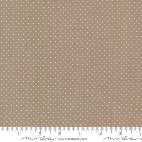 brown, Sun Drenched Collection Farmhouse Dots Cotton Fabric 43207