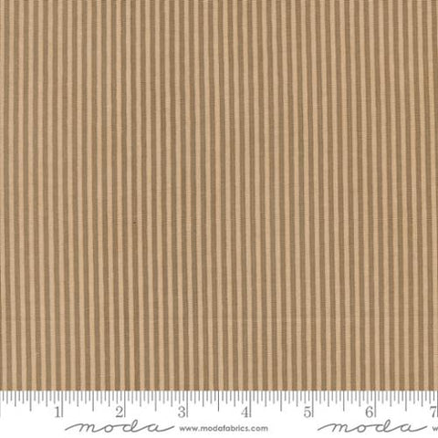 Brown, Sunday Brunch Collection Short Stack Stripes Cotton Fabric 30757