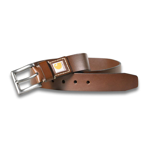 Brown leather belt