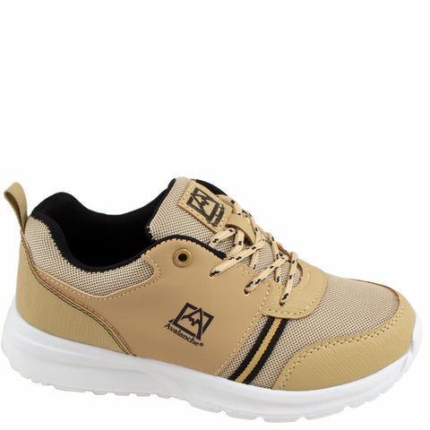 Brown tennis shoe