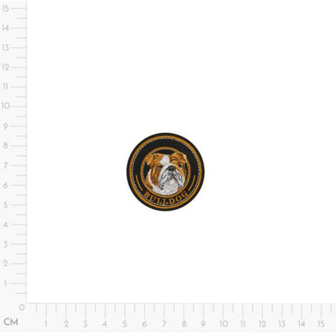 bulldog, Dog Applique 16181