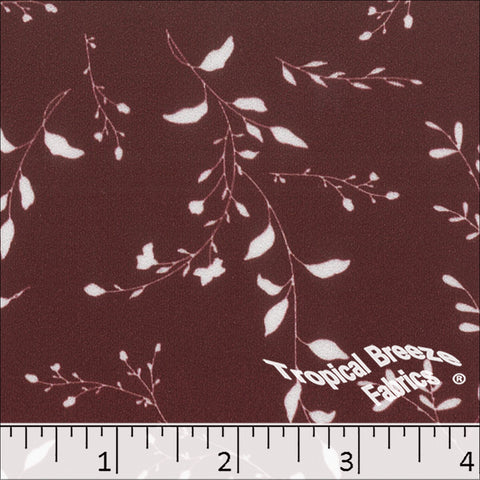 burgundy, Crepe Knit Fabric 572518