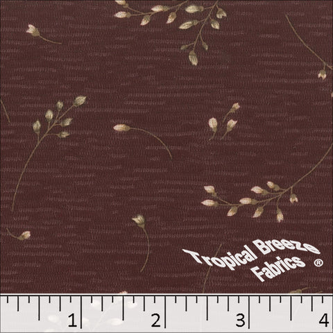 burgundy, Rebecca Knit Print Fabric 573523