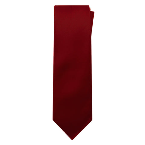 Burgundy necktie