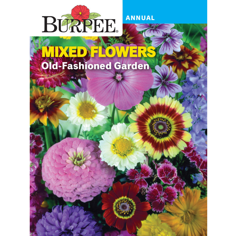 burpees plants and seeds Burpee Old-Fashioned Garden Mix Flowers Seed Pack 39548 – Good's Store Online