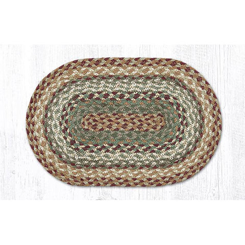 Buttermilk cranberry oval swatch