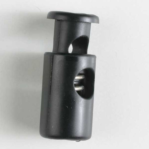 Cord Stopper Buttons Black