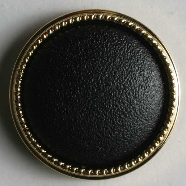 Round shank button - gold