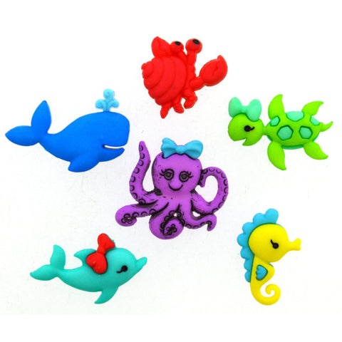 Sea creature buttons