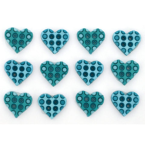 Turquoise buttons