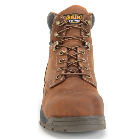 Lace-up Carolina leather work shoes.